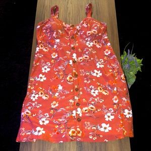 No Boundaries - floral button up dress✨